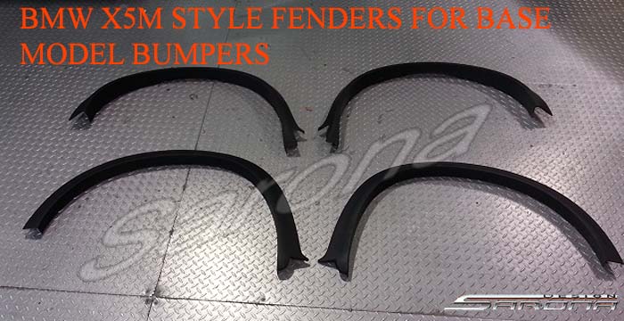 Custom BMW X5  SUV/SAV/Crossover Fender Flares (2007 - 2011) - $690.00 (Part #BM-003-FF)